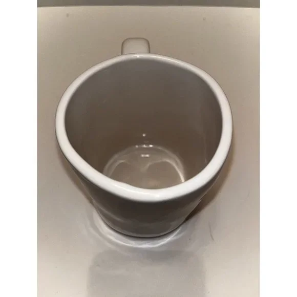 Rae Dunn Cheers Large Ivory Ceramic Mug Coffee Cup Gift - Picture 4 of 6